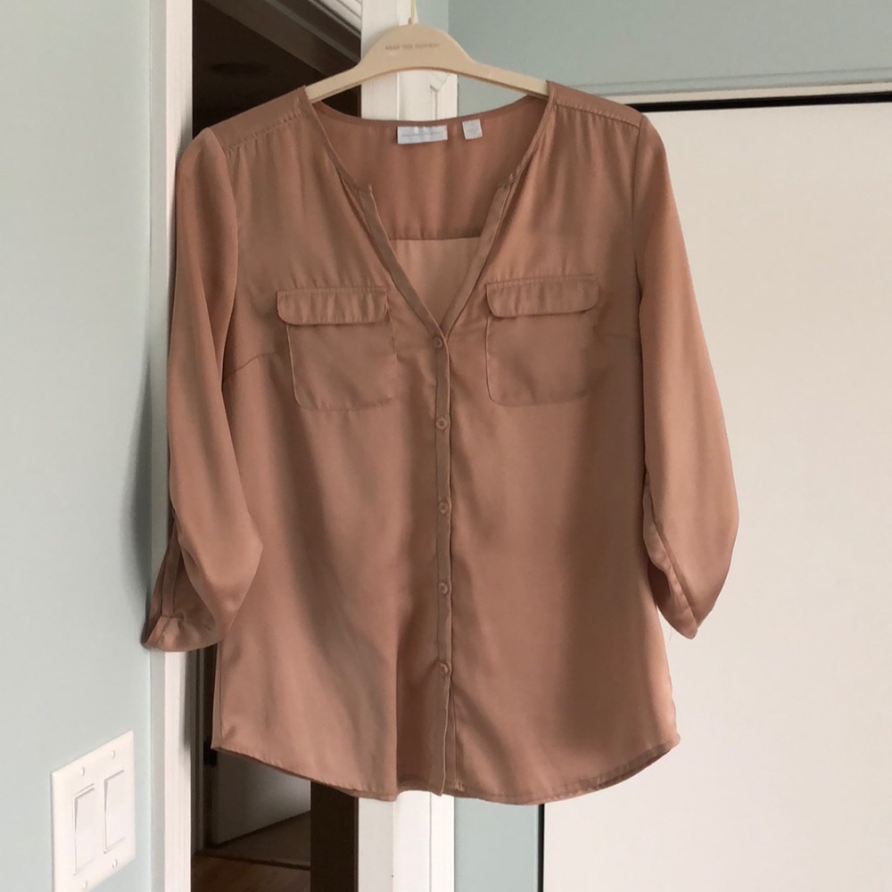Gold/ Tan Blouse